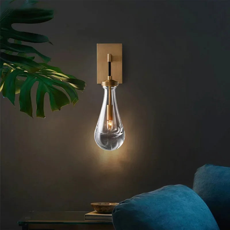 Dropletto Wall Light – Modern Glass Wall Lamp | Elegant Ambient Lighting for Contemporary Interiors