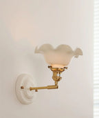 Aurelle Ceramic Wall Light – Adjustable E26 Wall Lamp | Contemporary Copper Lighting | Elegant Interior Illumination