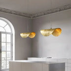 Gold Lotus Pendant Light – Vintage Zen Ceiling Lamp | Luxury Ambient Hanging Lighting