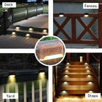 SunStep Solar Step Lights – IP65 Waterproof Outdoor Stair Lighting | Solar LED Lights for Steps, Decking &amp; Pathways