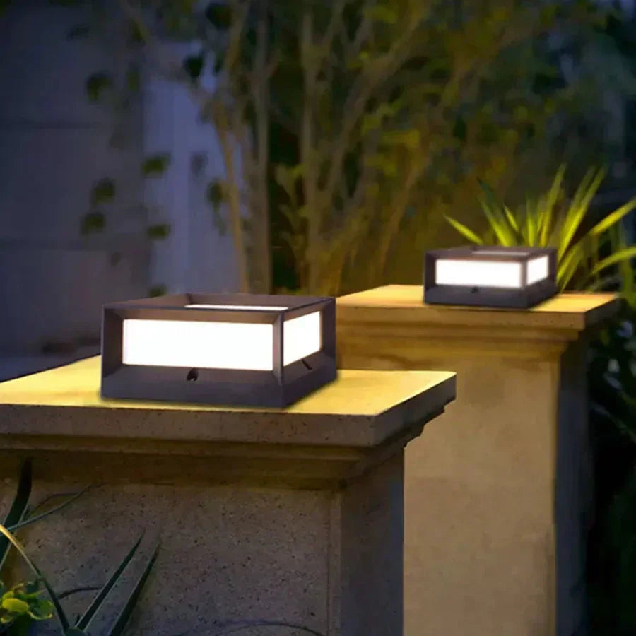 Altivara Outdoor Pillar Light – Modern LED Garden Post Lamp | Weatherproof Exterior Lighting for Pathways & Entrances
