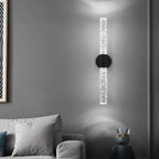 LumiGlas Crystal Wall Light – Luxury Bubble LED Sconce | Modern Designer Accent Lighting