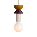 Halden Wood Pendant Light – Nordic LED Hanging Lamp | Minimalist Wooden Ceiling Light for Contemporary Interiors