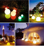 Chromora LED Light Sphere – Rechargeable RGB Garden Lamp | Waterproof Decorative Lighting for Indoor & Outdoor Spaces