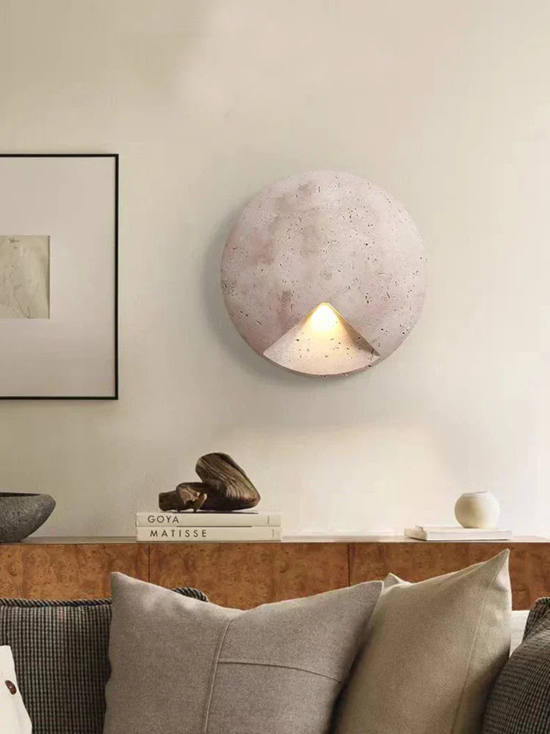 ArtaStone Wall Light – Natural Stone LED Wall Lamp | Art Deco Ambient Lighting | Luxury Interior Statement
