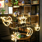 SantaGlow LED Window Light – Santa Claus Suction Cup Decoration | Festive Christmas Window Lamp
