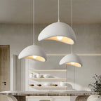 Kanso Wave Pendant Light – Japanese Wabi-Sabi Ceiling Lighting | Sculptural Minimalist Design
