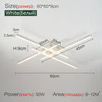 Modern Nordic LED Ceiling Light – Minimalist Flush Mount Ceiling Lamp | Energy-Efficient Home Lighting | Premium Contemporary Fixture