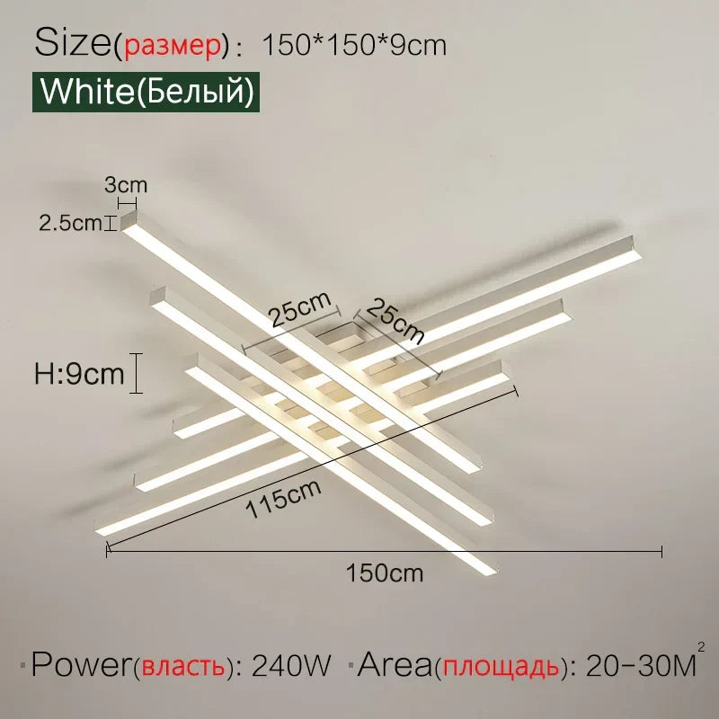 Modern Nordic LED Ceiling Light – Minimalist Flush Mount Ceiling Lamp | Energy-Efficient Home Lighting | Premium Contemporary Fixture