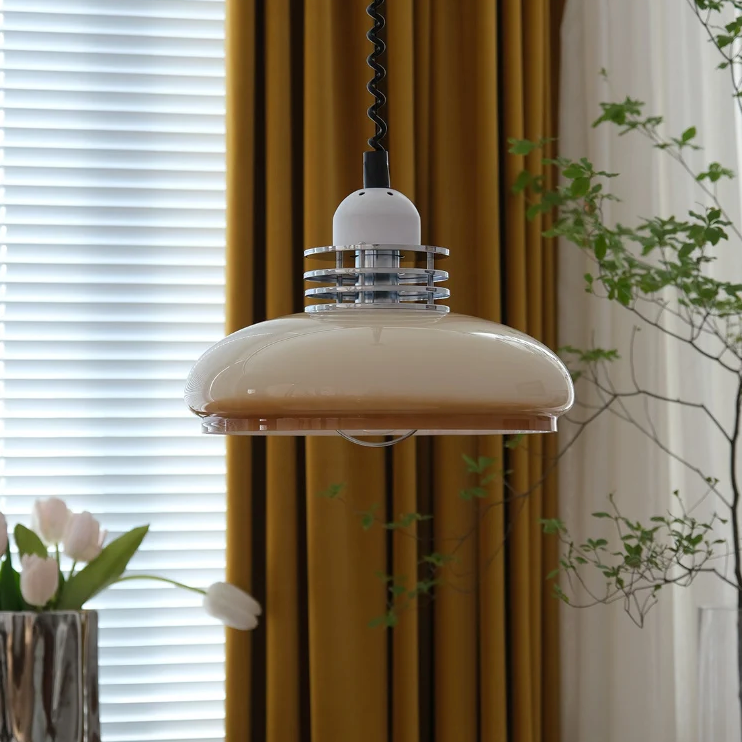 Bauhaus Pendant Light – Artistic Glass Hanging Lamp | Timeless Modern Statement Lighting
