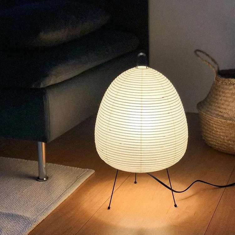 Japanese Rice Paper Lamp – Timeless Harmony with Soft Ambient Lighting
