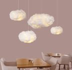 Cloud Pendant Light – Soft Cotton Hanging Lamp | Dreamy Ambient Bedroom Lighting
