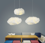 Cloud Pendant Light – Soft Cotton Hanging Lamp | Dreamy Ambient Bedroom Lighting