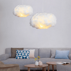 Cloud Pendant Light – Soft Cotton Hanging Lamp | Dreamy Ambient Bedroom Lighting