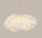 Cloud Pendant Light – Soft Cotton Hanging Lamp | Dreamy Ambient Bedroom Lighting