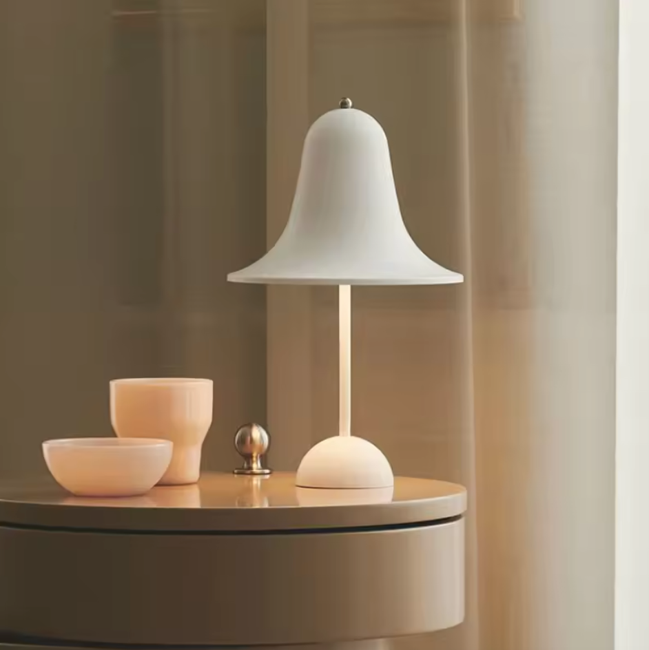 Capella Rechargeable Table Lamp – Cordless Designer LED Light | Portable Ambient Lighting for Modern Interiors