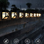 Solar LED Wall Light – Sustainable Outdoor Lighting | Automatic Solar Garden Light