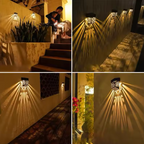 Starlight Silhouette Lamp – Decorative Outdoor LED Wall Light | Artistic Ambient Lighting