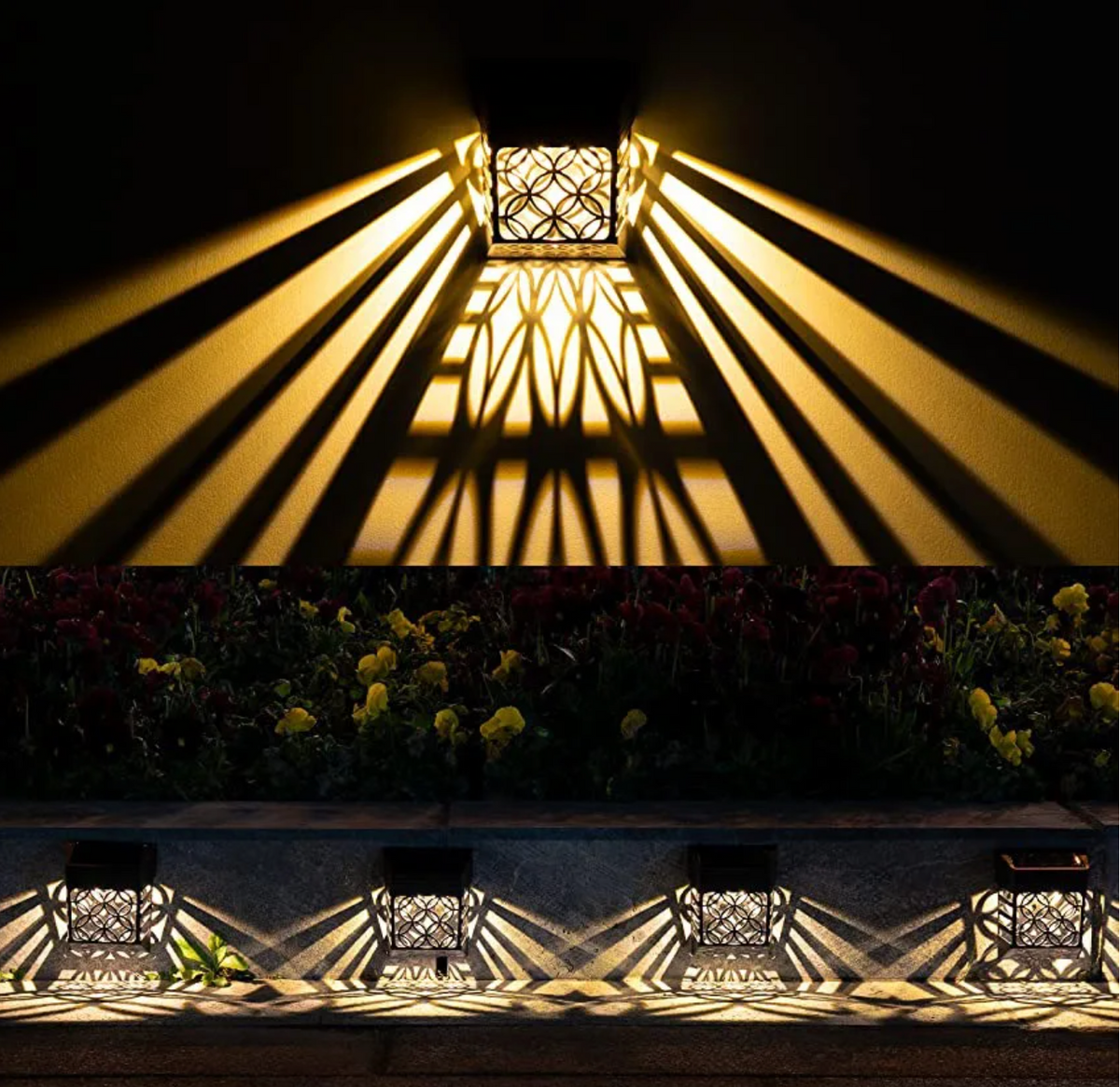 Starlight Silhouette Lamp – Decorative Outdoor LED Wall Light | Artistic Ambient Lighting