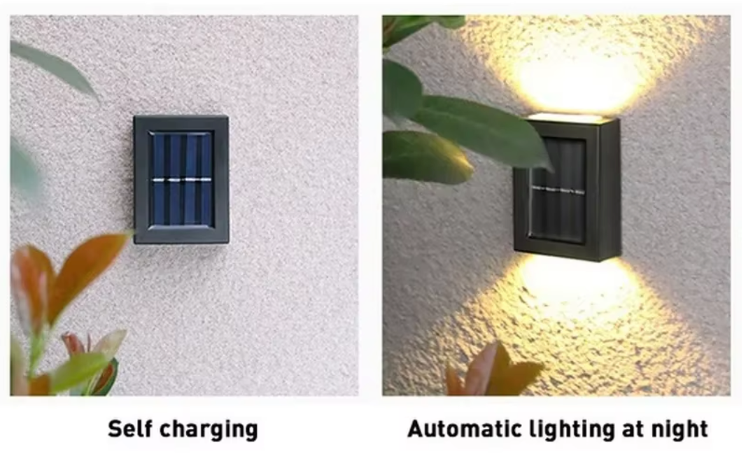 Premium Wireless Solar Wall Light – Outdoor Solar Wall Lamp | Weatherproof Garden Lighting