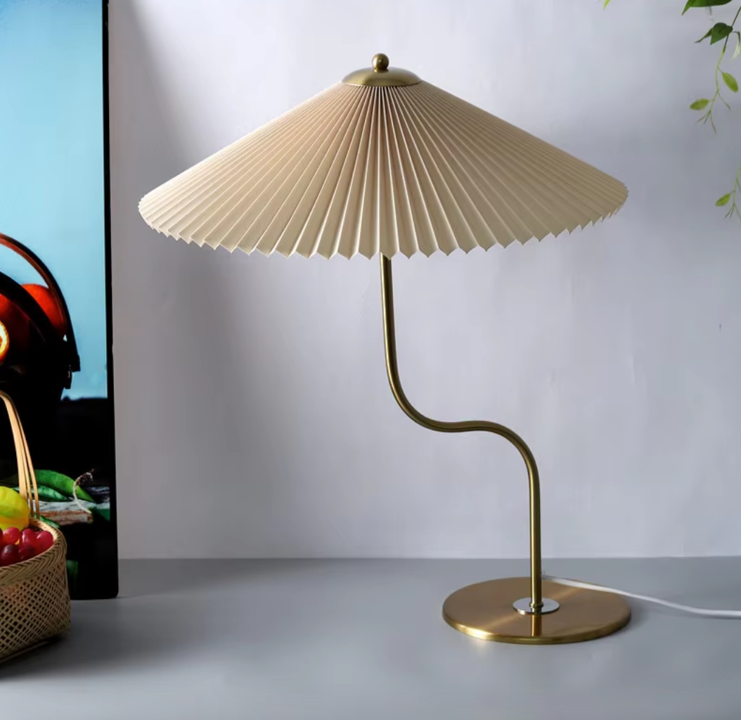 HaloShade Touch Table Lamp – Modern USB LED Ambient Light | Designer Bedside & Living Room Lighting
