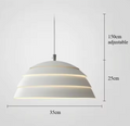 Nordic Dome Pendant Light – Modern LED Ceiling Lamp | Minimalist Kitchen & Dining Lighting