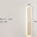 Lumora Stone Wall Light – Natural Stone LED Wall Lamp | Modern Architectural Lighting | Contemporary Interior Elegance