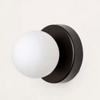 Nordic Orb Glass Pendant Light – Scandinavian LED Ceiling Light | Soft Ambient Illumination | Modern Interior Elegance