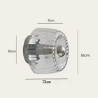 Nordica Bauhaus Wall Light – Scandinavian Glass Wall Lamp | Modern Ambient Lighting | Timeless Interior Elegance