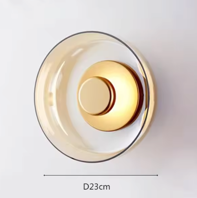 Fjord Glass Wall Light – Scandinavian LED Wall Lamp | Elegant Ambient Lighting | Contemporary Nordic Design