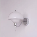 Mushroom Glow Wall Light – Organic Glass Sconce | Nordic Cream Accent Lighting