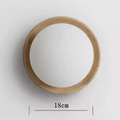 Nordic Timber Wall Light – White Glass & Wood Wall Lamp | Scandinavian Interior Lighting | Minimalist Home Décor