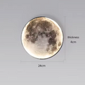 LunaGlow Moon Wall Light – Dimmable LED Wall Lamp | Celestial Ambient Lighting | Modern Bedroom Décor