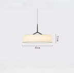 LunaWeave Pendant Light – Minimalist Fabric Ceiling Lamp | Contemporary LED Ambient Lighting