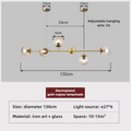 Orb Glass Globe Pendant Light – Modern Multi-Globe Hanging Lamp