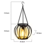 Solastra Lantern Light – Solar LED Garden Lantern | Decorative Outdoor Hanging Light with Warm Ambient Glow