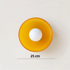 Orbessa Round Ceiling Light – Modern Glass Flush Mount Lamp | Minimalist Interior Lighting for Contemporary Spaces