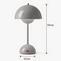 AuroraGlo LED Living Room Table Lamp – Wireless Designer Lighting with Timeless Scandinavian Style