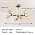 Aurelia Glass Chandelier – Modern Blown Glass Ceiling Light | Scandinavian Luxury Interior Lighting