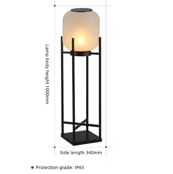 Solar Floor Lantern – Outdoor Solar Lamp | Weatherproof Garden & Patio Lighting