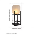 Solar Floor Lantern – Outdoor Solar Lamp | Weatherproof Garden & Patio Lighting