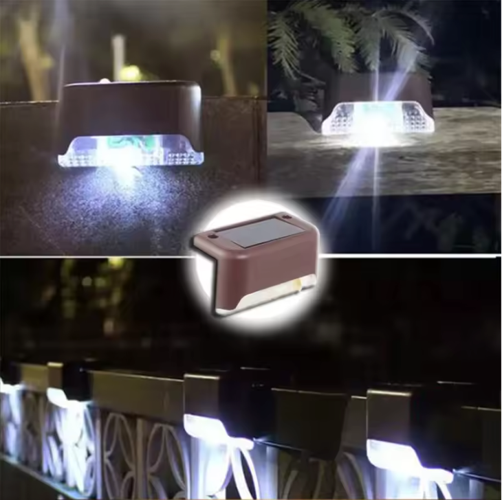SunStep Solar Step Lights – IP65 Waterproof Outdoor Stair Lighting | Solar LED Lights for Steps, Decking &amp; Pathways