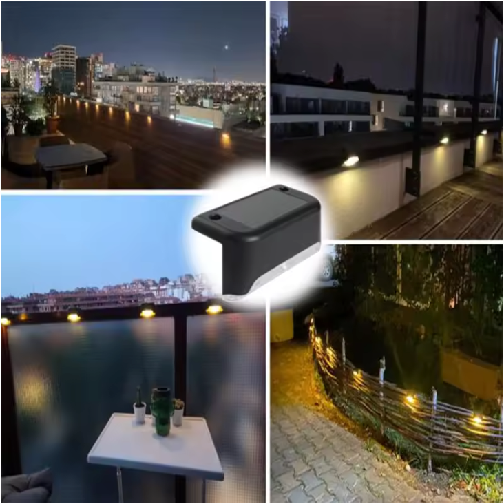 SunStep Solar Step Lights – IP65 Waterproof Outdoor Stair Lighting | Solar LED Lights for Steps, Decking &amp; Pathways