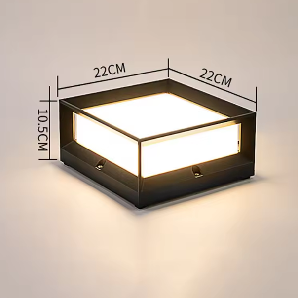 Altivara Outdoor Pillar Light – Modern LED Garden Post Lamp | Weatherproof Exterior Lighting for Pathways & Entrances