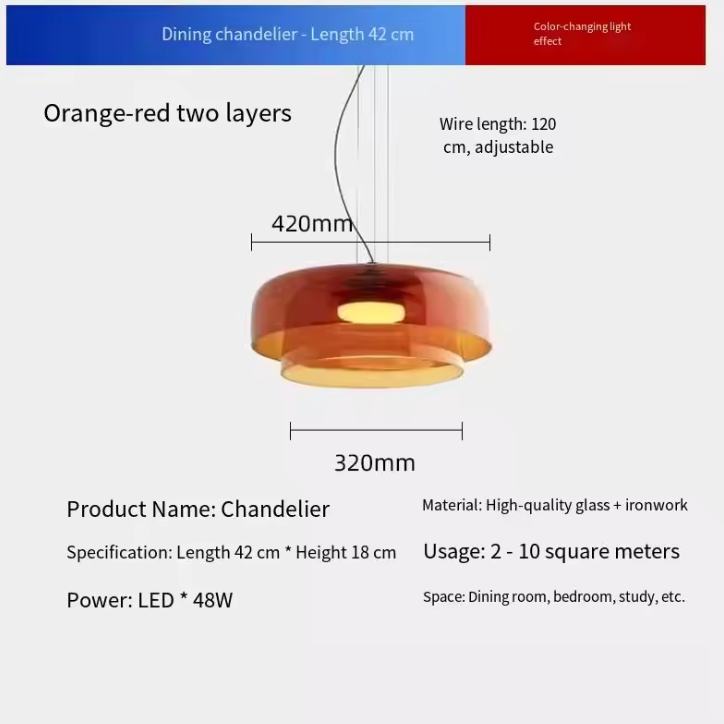 Virelli Glass Pendant Light – Vintage-Inspired Ceiling Lamp | Contemporary Medieval Style Hanging Light