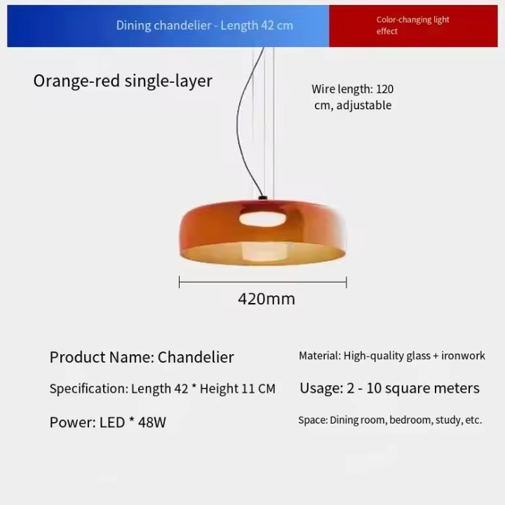 Virelli Glass Pendant Light – Vintage-Inspired Ceiling Lamp | Contemporary Medieval Style Hanging Light