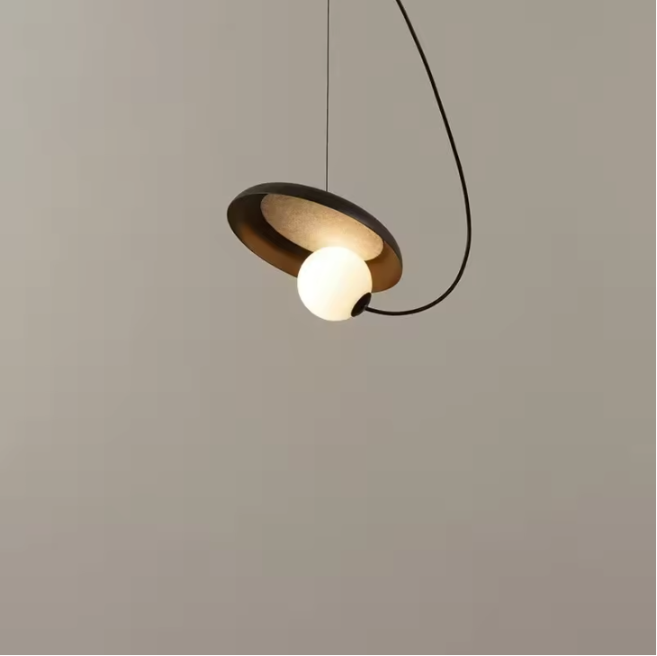 Gridora Nordic Pendant Light – Modern LED Hanging Lamp | Geometric Designer Ceiling Light for Contemporary Interiors