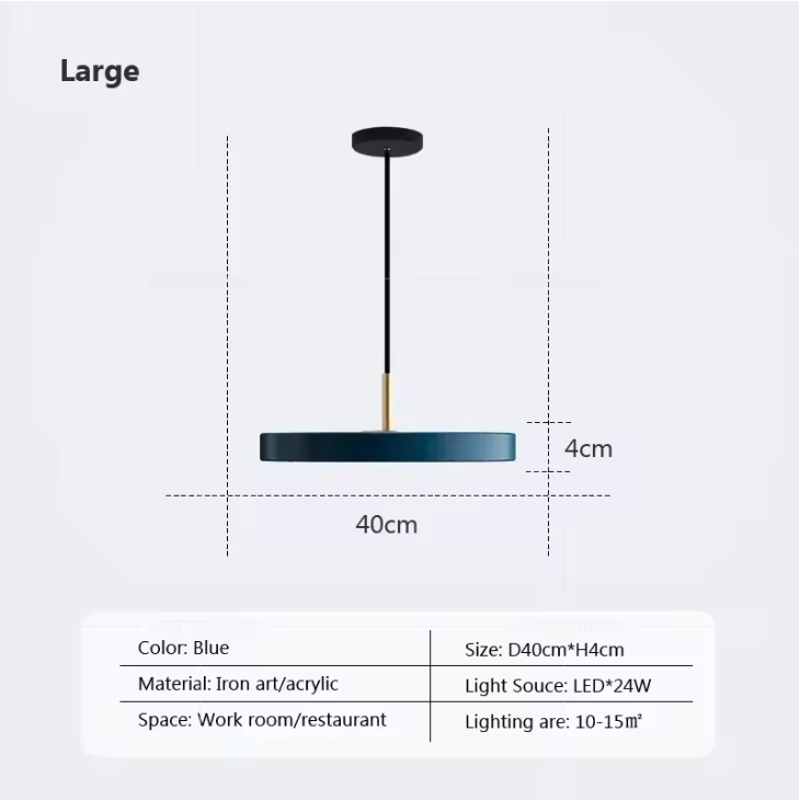 Orbisaucer LED Pendant Light – Minimalist UFO Ceiling Lamp | Modern Sculptural Hanging Light for Contemporary Interiors