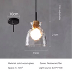 TOKYO Glass Chandelier – Minimalist Modern Pendant Light | Elegant Ambient Interior Lighting