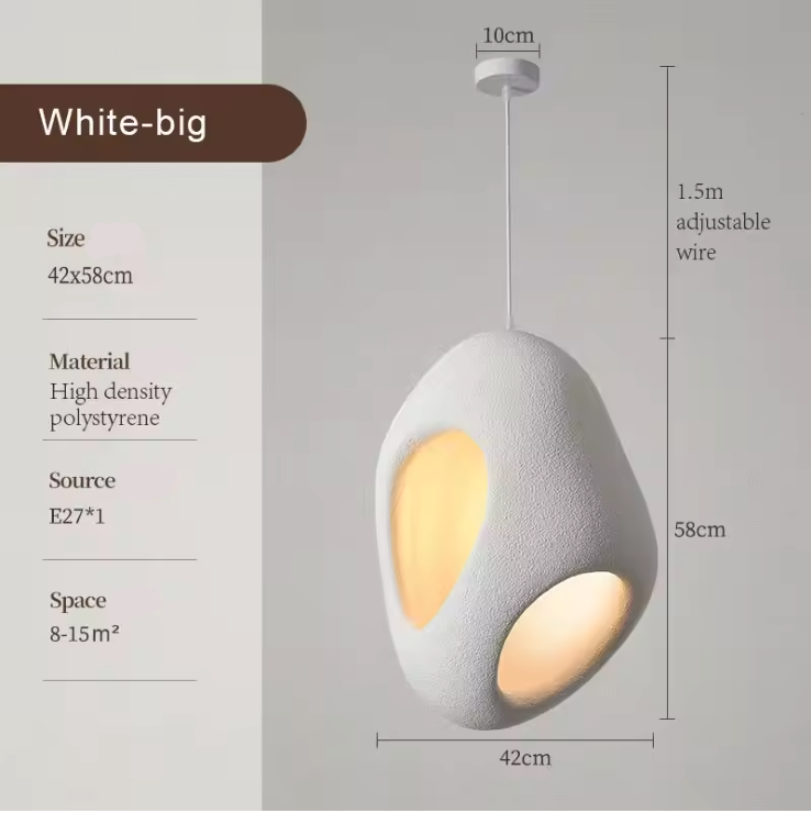TAKI Designer Pendant Light – Modern Sculptural Hanging Lamp | Minimalist Ambient Interior Lighting